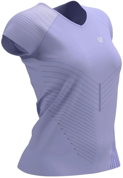 Compressport Performance Short Sleeve Womens Running Top - Purple