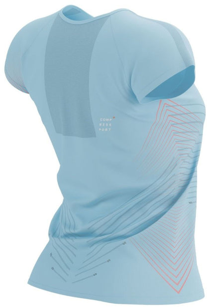 Compressport Performance Short Sleeve Womens Running Top - Blue