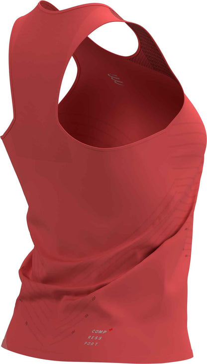Compressport Performance Womens Running Vest Tank Top - Pink