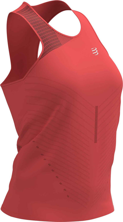 Compressport Performance Womens Running Vest Tank Top - Pink