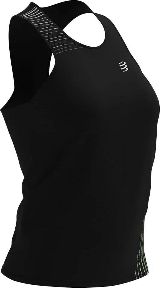 Compressport Performance Womens Running Vest Tank Top - Black