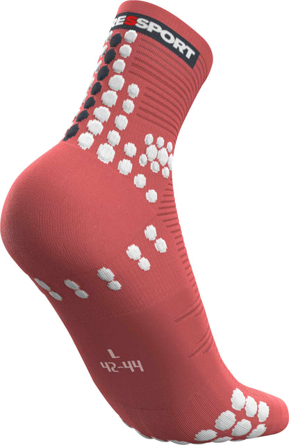Compressport Pro Racing V3.0 High Running Socks - Pink