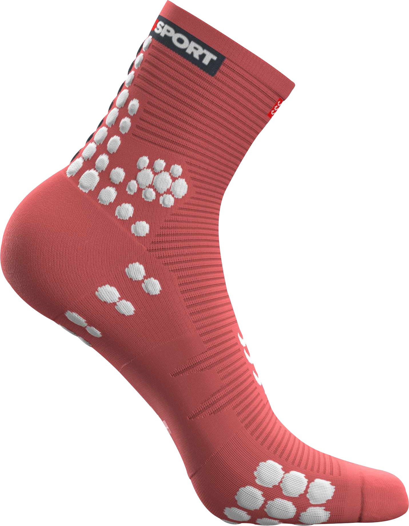 Compressport Pro Racing High Running Socks Pink – Start Fitness