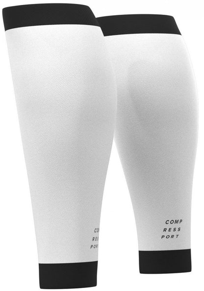 Compressport R1 Compression Calf Sleeves - White