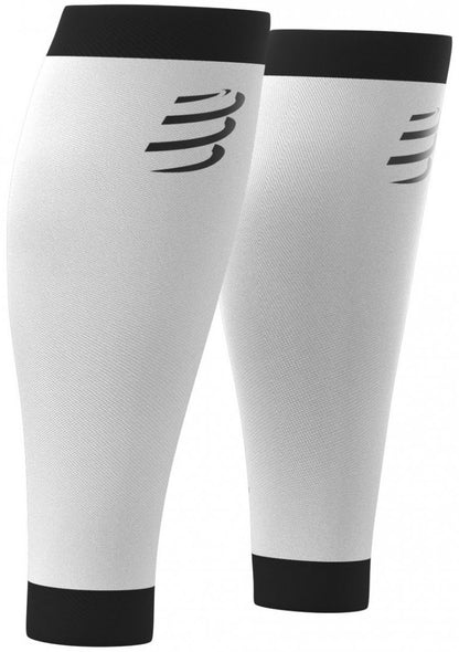 Compressport R1 Compression Calf Sleeves - White