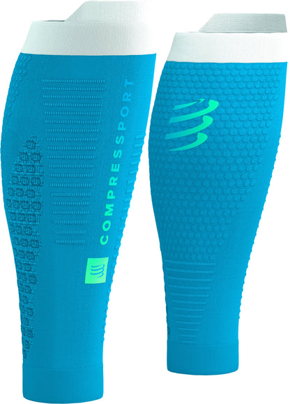 Compressport R2 3.0 Compression Calf Guards - Blue