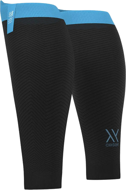 Compressport R2 Oxygen Compression Calf Sleeves - Black
