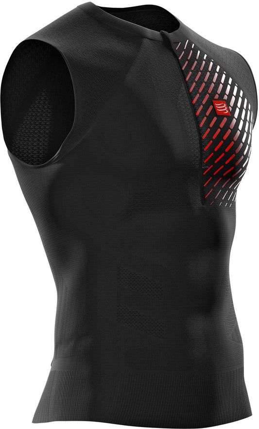 Compressport Trail Postural Mens Running Tank Top - Black