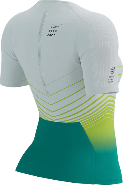 Compressport Tri Postural Aero Short Sleeve Womens Cycling Jersey - White