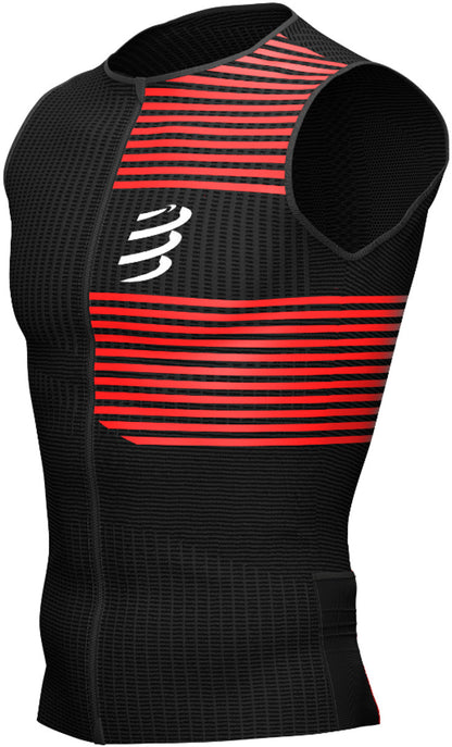 Compressport Tri Postural Sleeveless Mens Cycling Top - Black