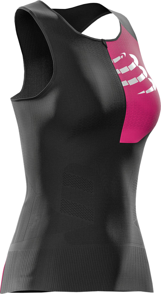 Compressport Tri Postural Ultra Womens Running Vest Tank Top - Black