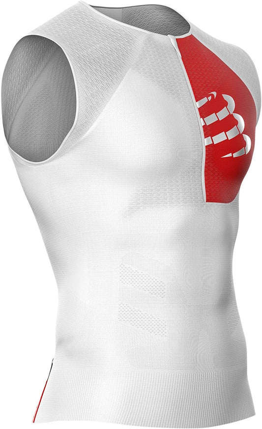 Compressport Tri Postural Mens Running Vest - White
