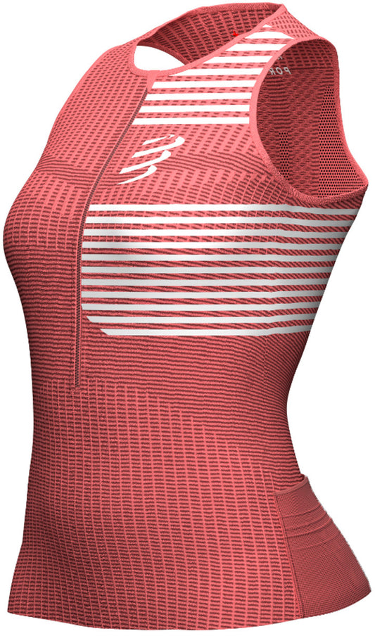 Compressport Tri Postural Womens Cycling Vest Tank Top - Pink