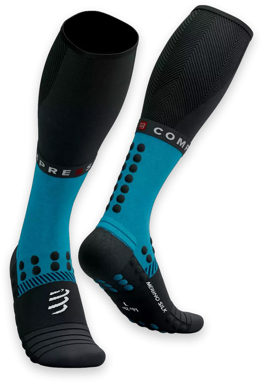 Compressport Winter Full Running Socks - Blue