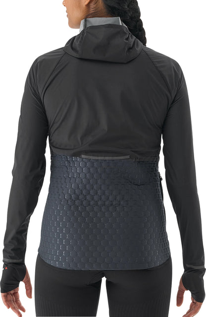 Compressport Winter Insulated 10/10 Womens Running Jacket - Black