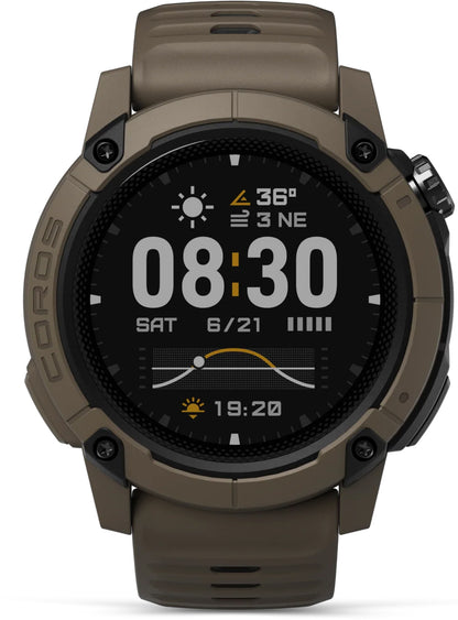 COROS NOMAD Outdoor Adventure Sport Watch - Brown