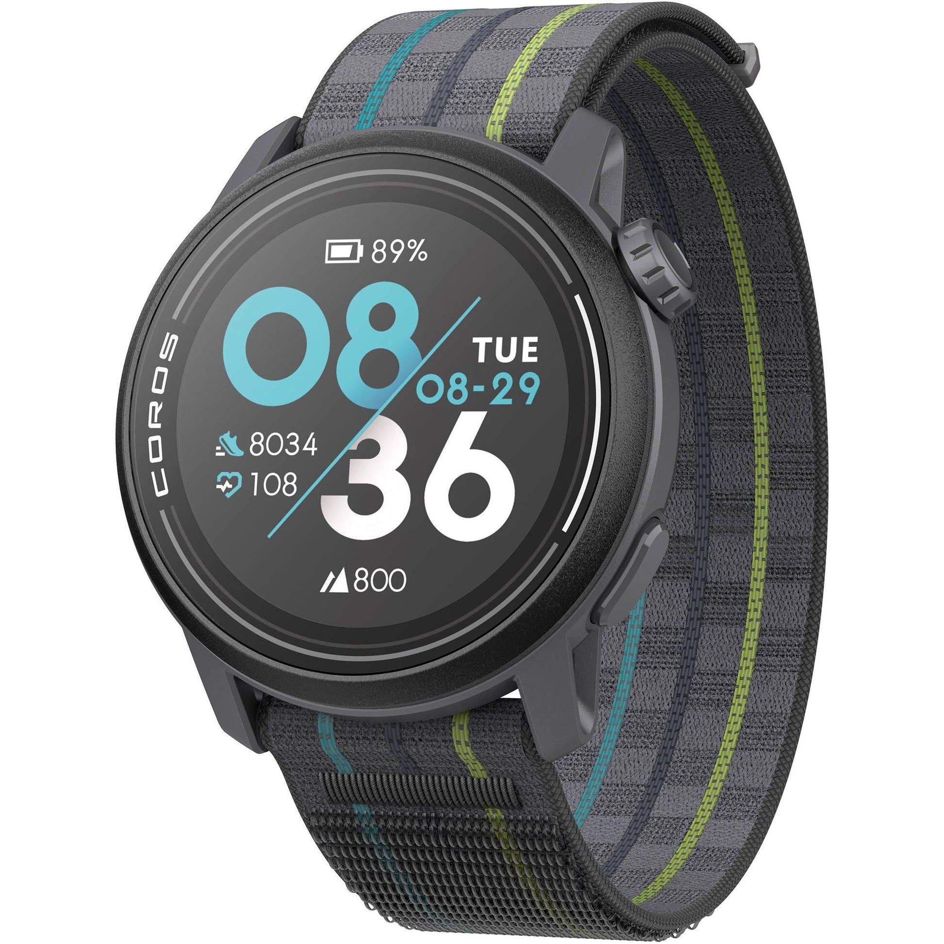 Coros Pace 3 Premium Nylon Strap GPS Watch - Black – Start Fitness