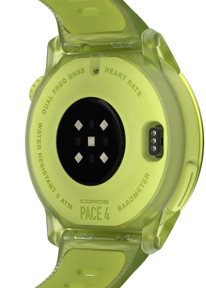 COROS PACE 4 Aluminium GPS Sport Watch - Yellow