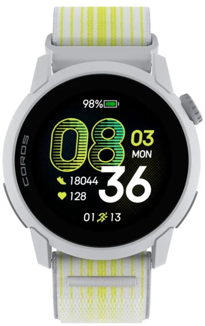 COROS PACE 4 Nylon Strap GPS Sport Watch - White