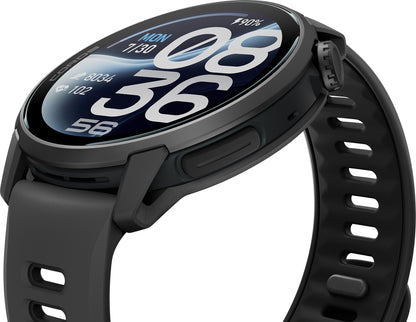 COROS PACE 4 Pro Silicone Strap GPS Sport Watch - Black