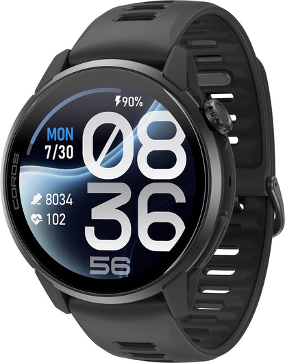 COROS PACE 4 Pro Silicone Strap GPS Sport Watch - Black