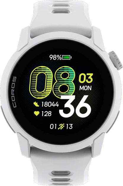 COROS PACE 4 Silicone Strap GPS Sport Watch - White