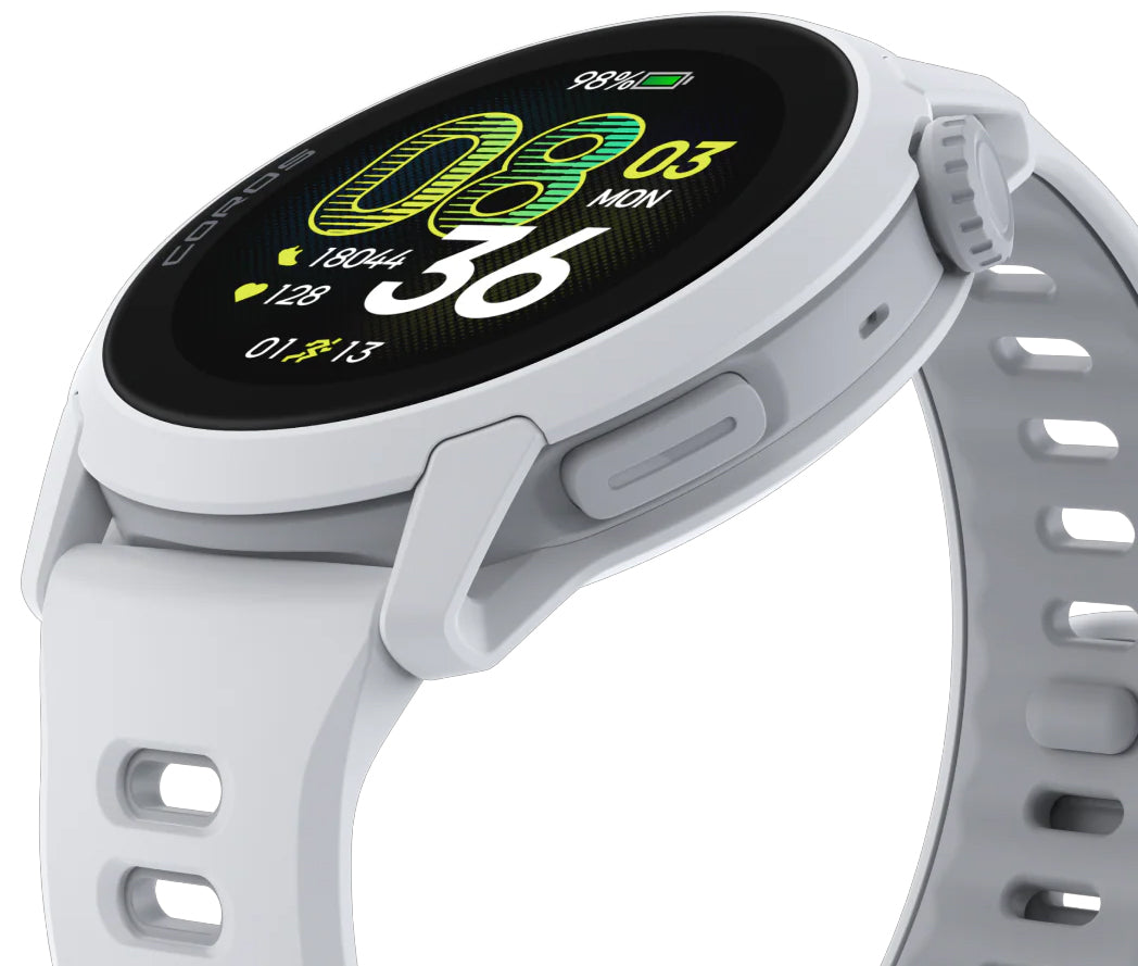 COROS PACE 4 Silicone Strap GPS Sport Watch - White – Start Fitness