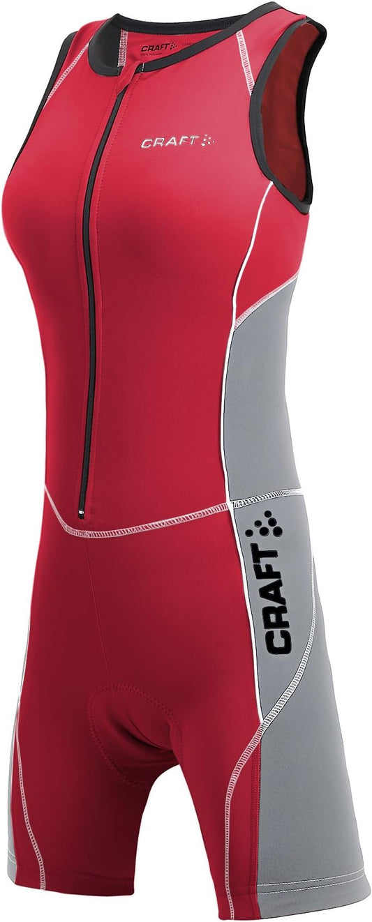 Craft Performance Womens Race Tri Suit - Red