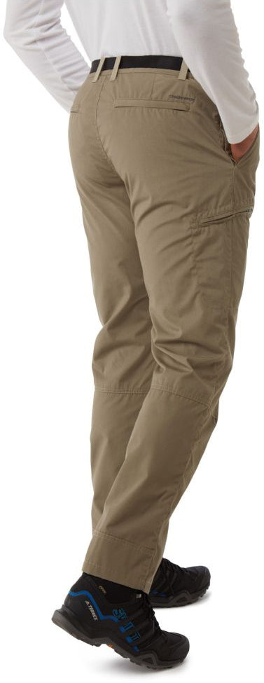 Craghoppers Kiwi Boulder Slim (Long) Mens Walking Trousers - Brown