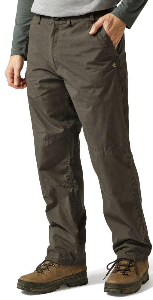 Craghoppers Classic Kiwi (Regular) Mens Walking Trousers - Brown