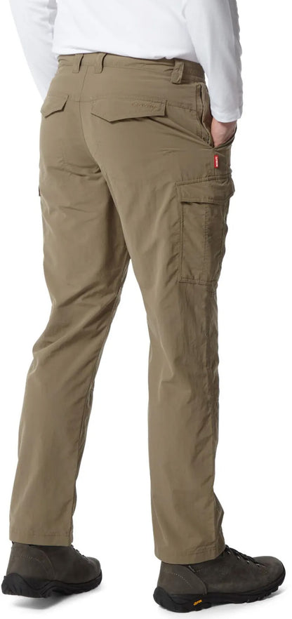 Craghoppers Nosilife Cargo II (Extra Long) Mens Walking Trousers - Brown