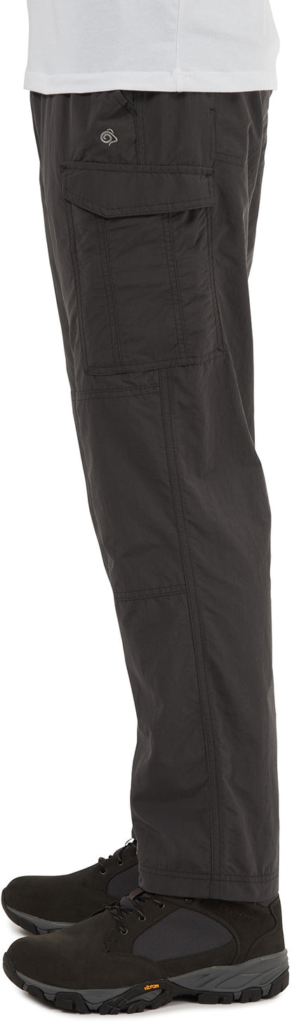Craghoppers Nosilife Cargo II (Extra Long) Mens Walking Trousers - Black