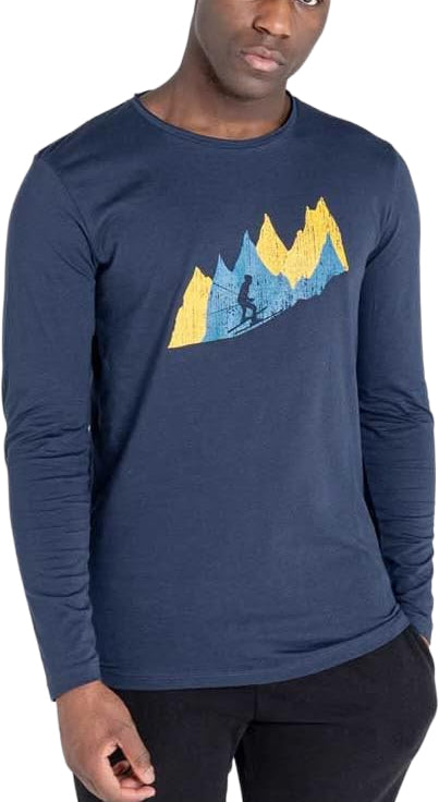 Dare2B Upgrade Mens Long Sleeve Top - Blue