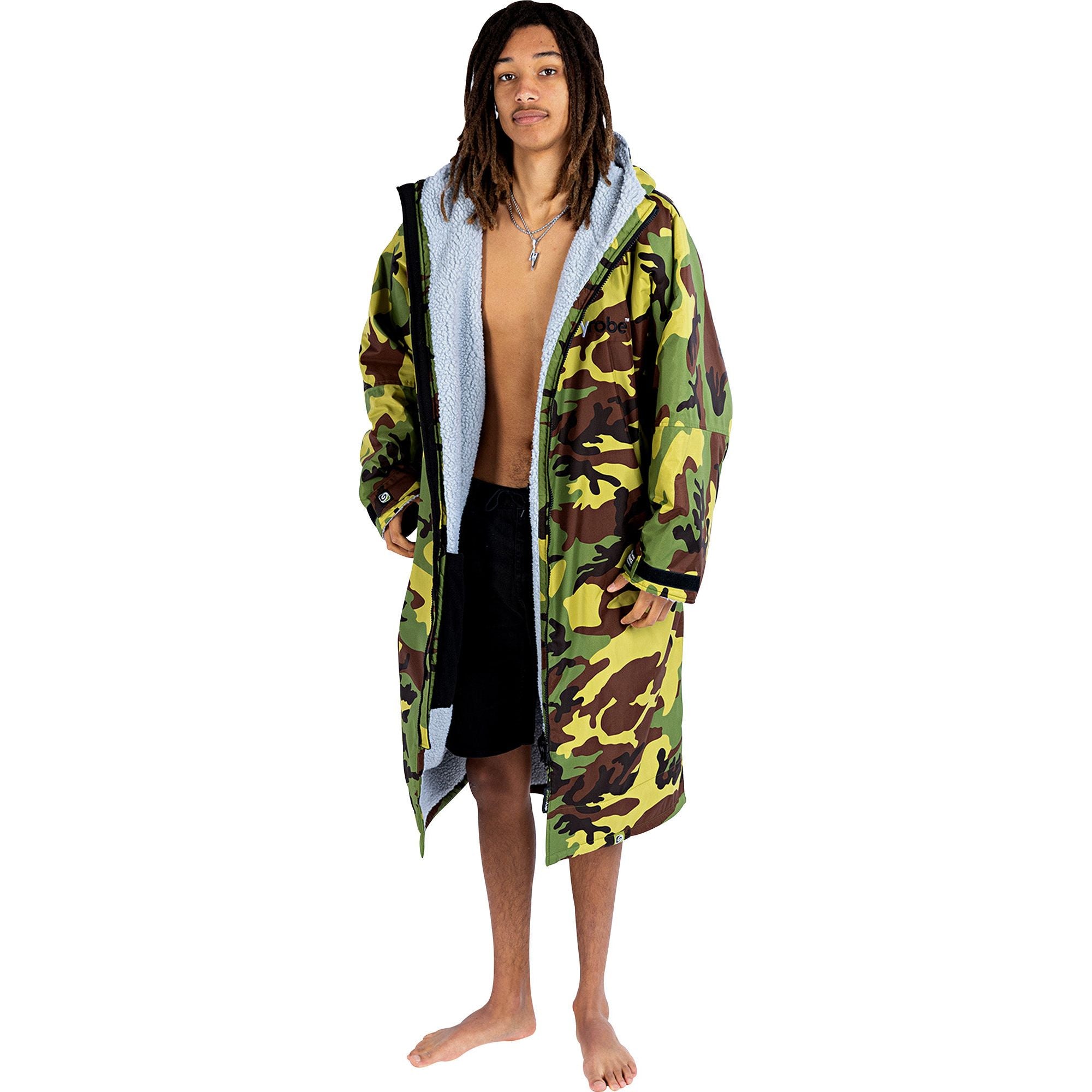 Ymca Robe Dryrobe Advance Long Sleeve Changing Robe - Camo – Start Fitness