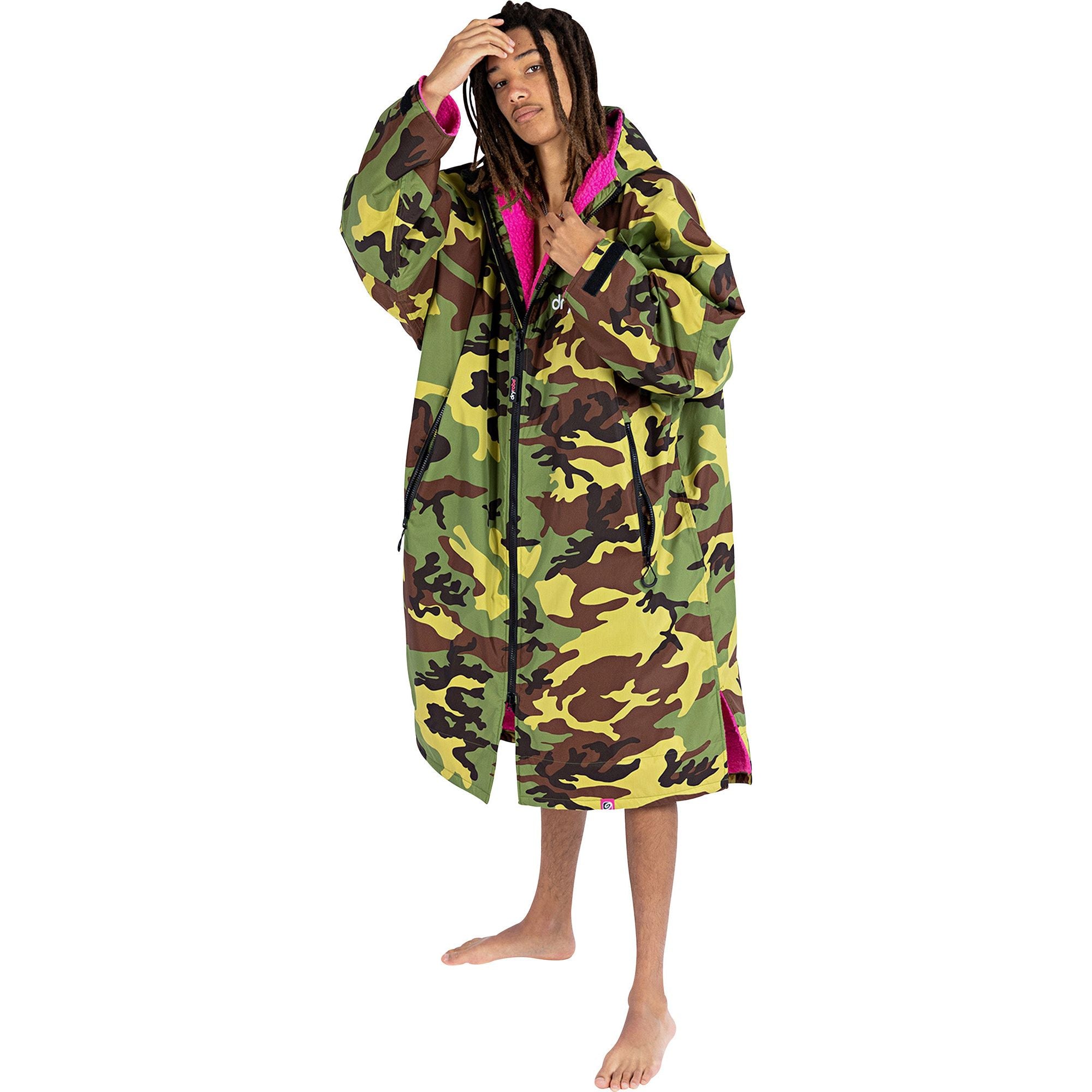 Dryrobe Advance Long Sleeve Changing Robe - Camo – Start Fitness