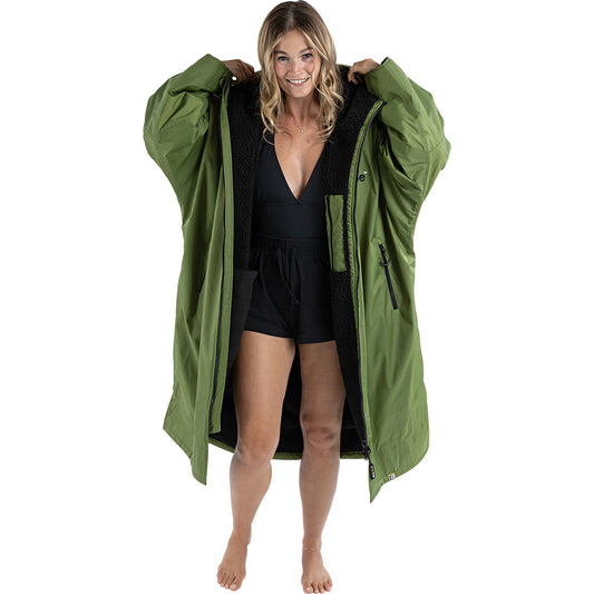 Dryrobe Advance Long Sleeve Changing Robe - Green