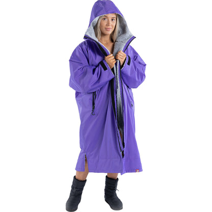 Dryrobe Advance Long Sleeve Changing Robe - Purple
