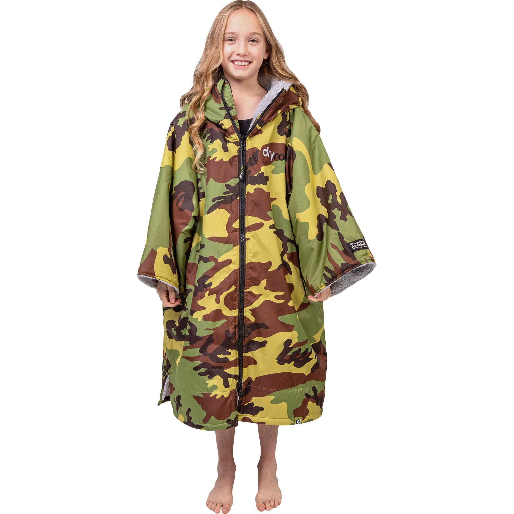 Dryrobe Advance Short Sleeve Junior Changing Robe - Camo – Start Fitness