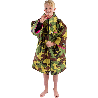 Dryrobe Advance Short Sleeve Junior Changing Robe - Camo