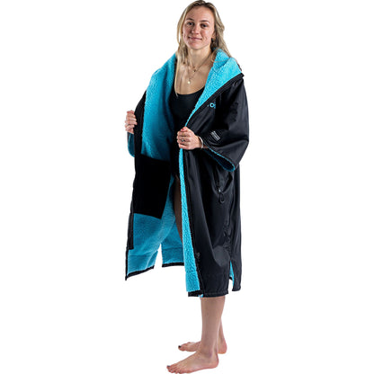 Dryrobe Advance Short Sleeve Changing Robe - Blue