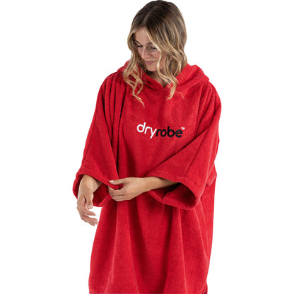 Dryrobe Organic Towel Changing Robe - Red