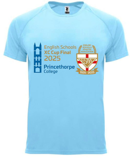 More Mile ESAA Princethorpe College XC Final 2025 Short Sleeve Running Top - Blue
