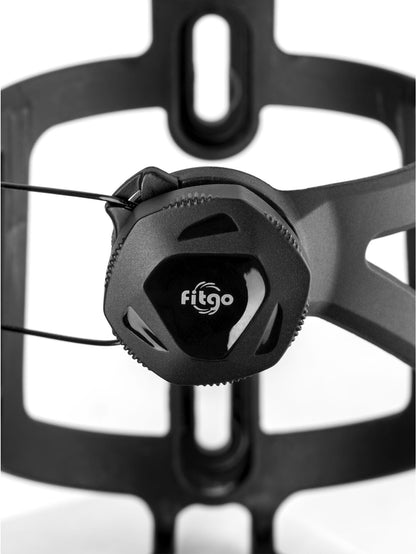 Elite Struka Micro Adjust Cycling Bottle Cage - Black