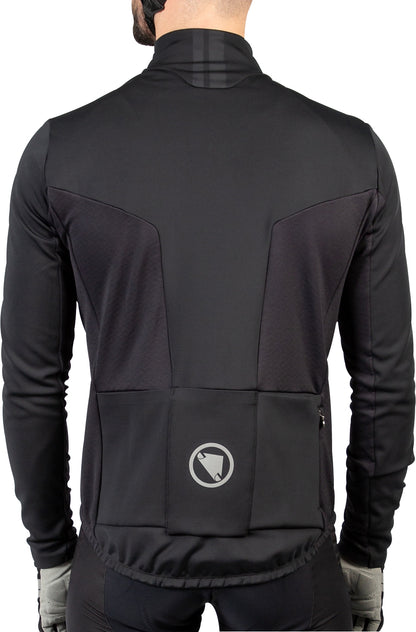 Endura FS260 Pro Roubaix Long Sleeve Mens Cycling Jersey - Black