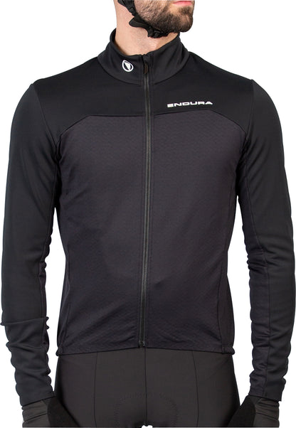 Endura FS260 Pro Roubaix Long Sleeve Mens Cycling Jersey - Black