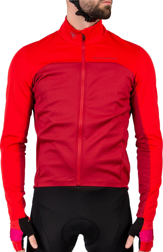 Endura FS260 Pro Roubaix Long Sleeve Cycling Jersey - Red