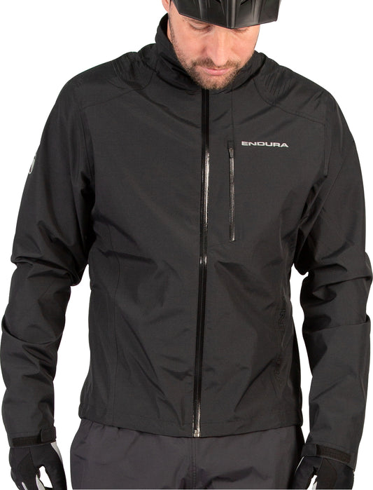 Endura Hummvee Waterproof Mens Cycling Jacket - Black