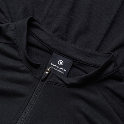 Endura Loop Short Sleeve Mens Cycling Jersey - Black