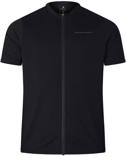 Endura Loop Short Sleeve Mens Cycling Jersey - Black