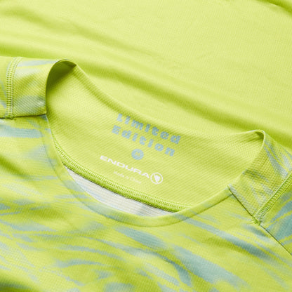 Endura Marble LTD Printed Long Sleeve Mens Cycling Jersey - Green